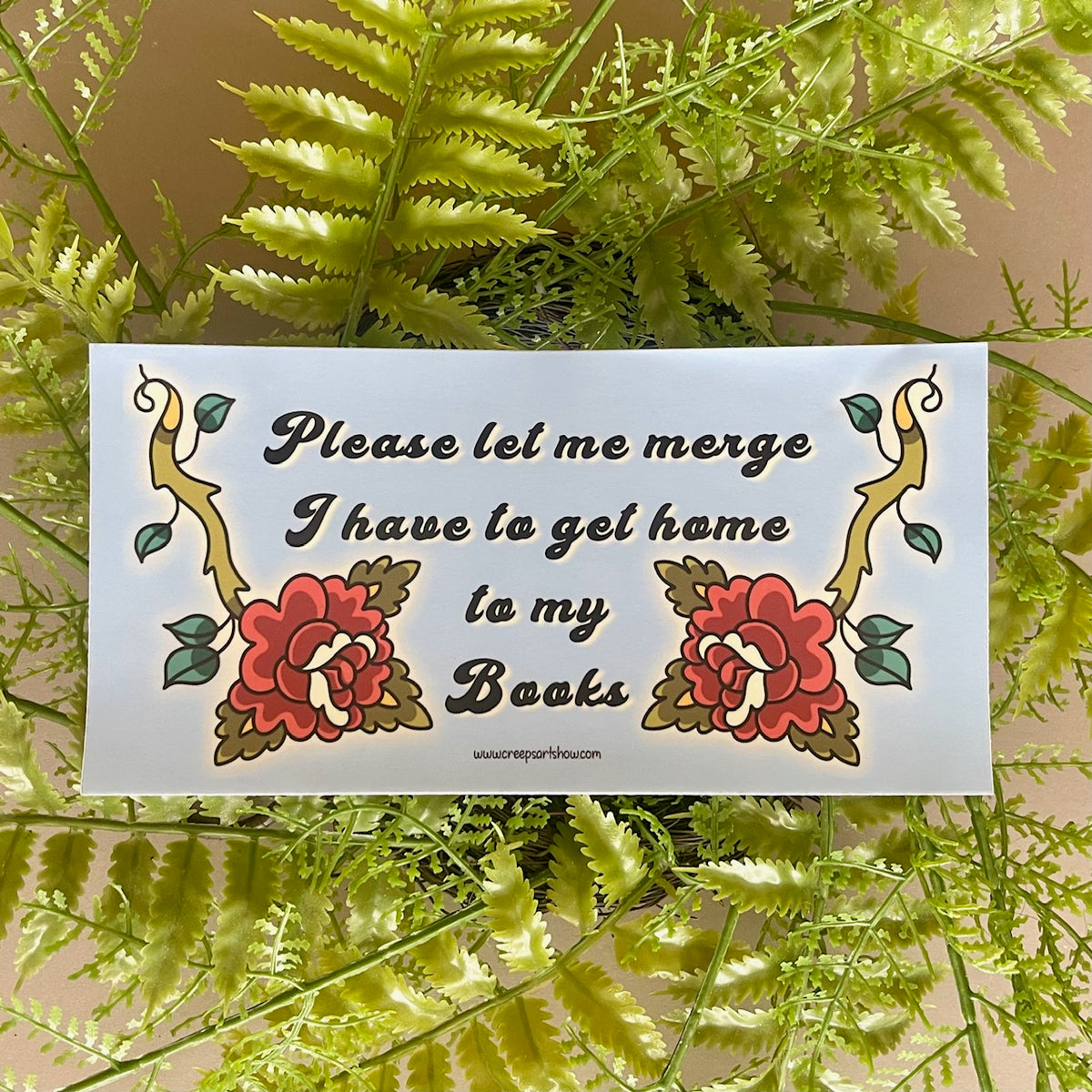 BOOKS BUMPERSTICKER
