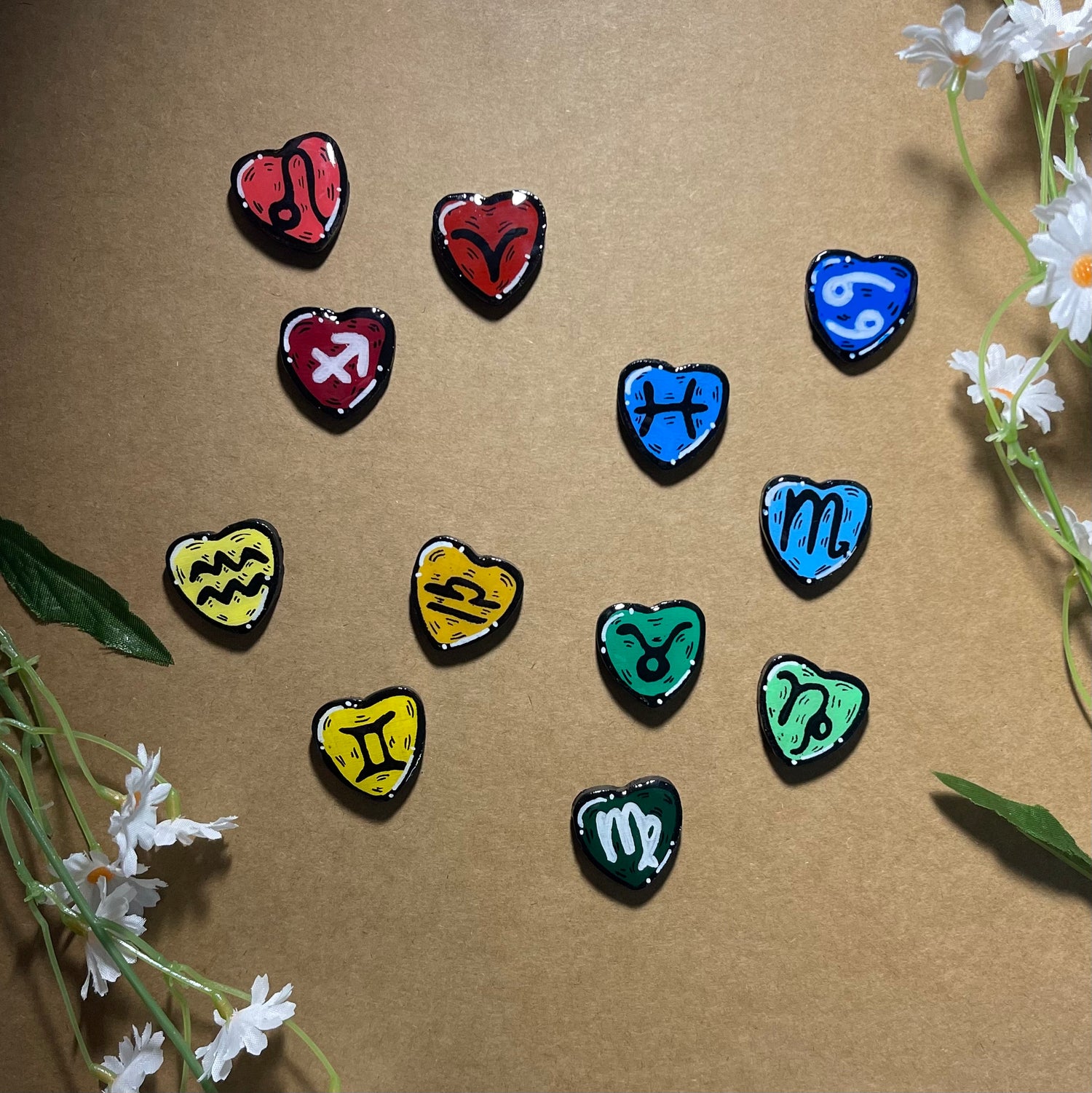 HAND PAINTED PINS