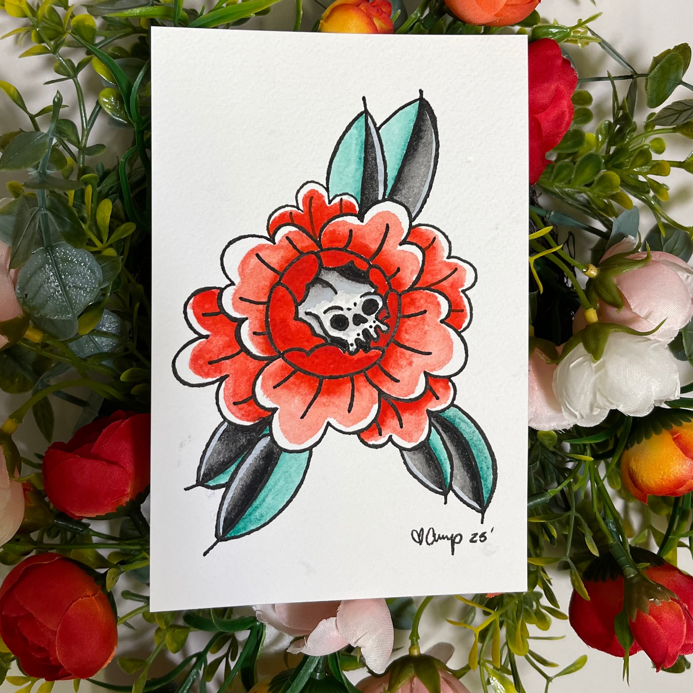 SKULL PEONY