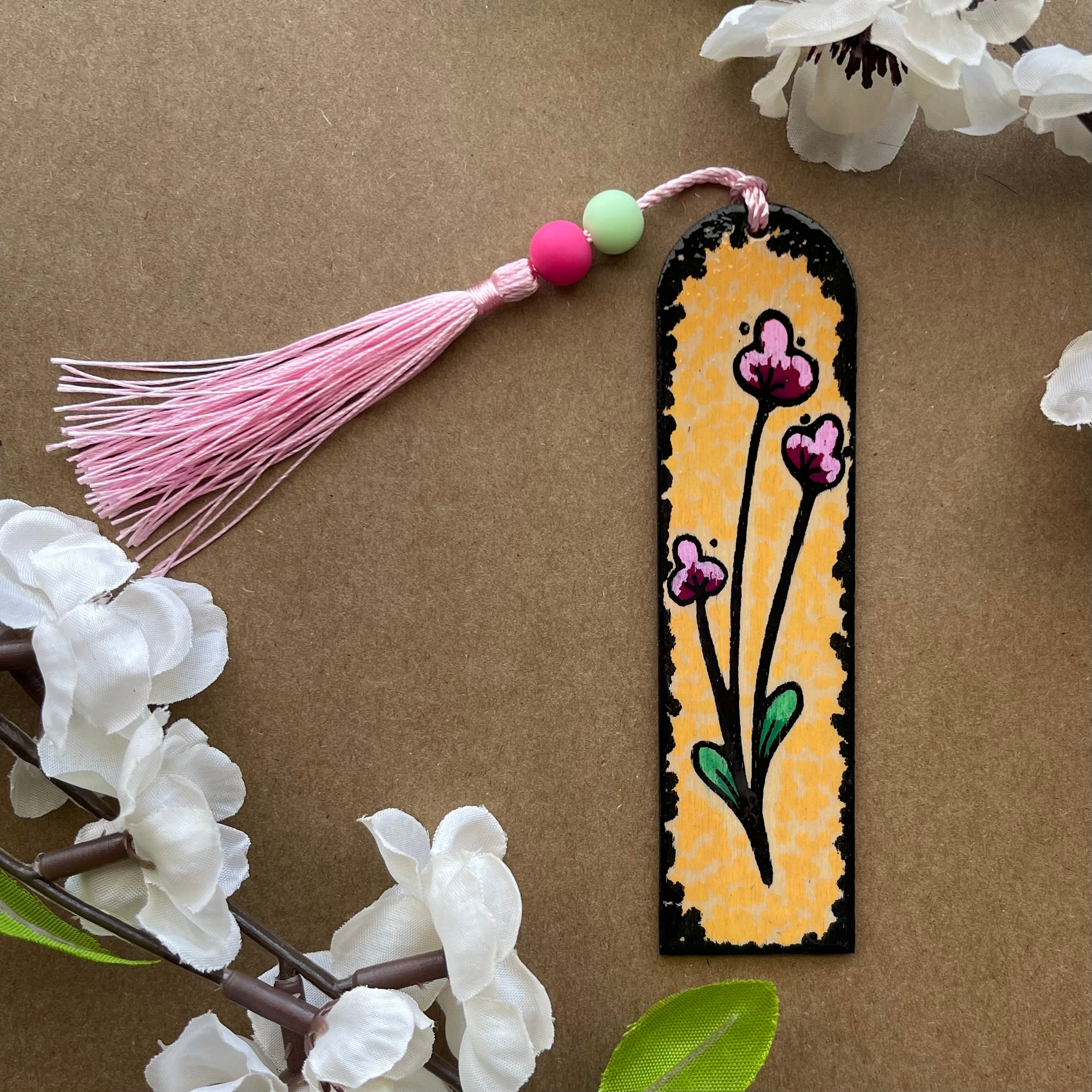FLORAL BOOKMARKS