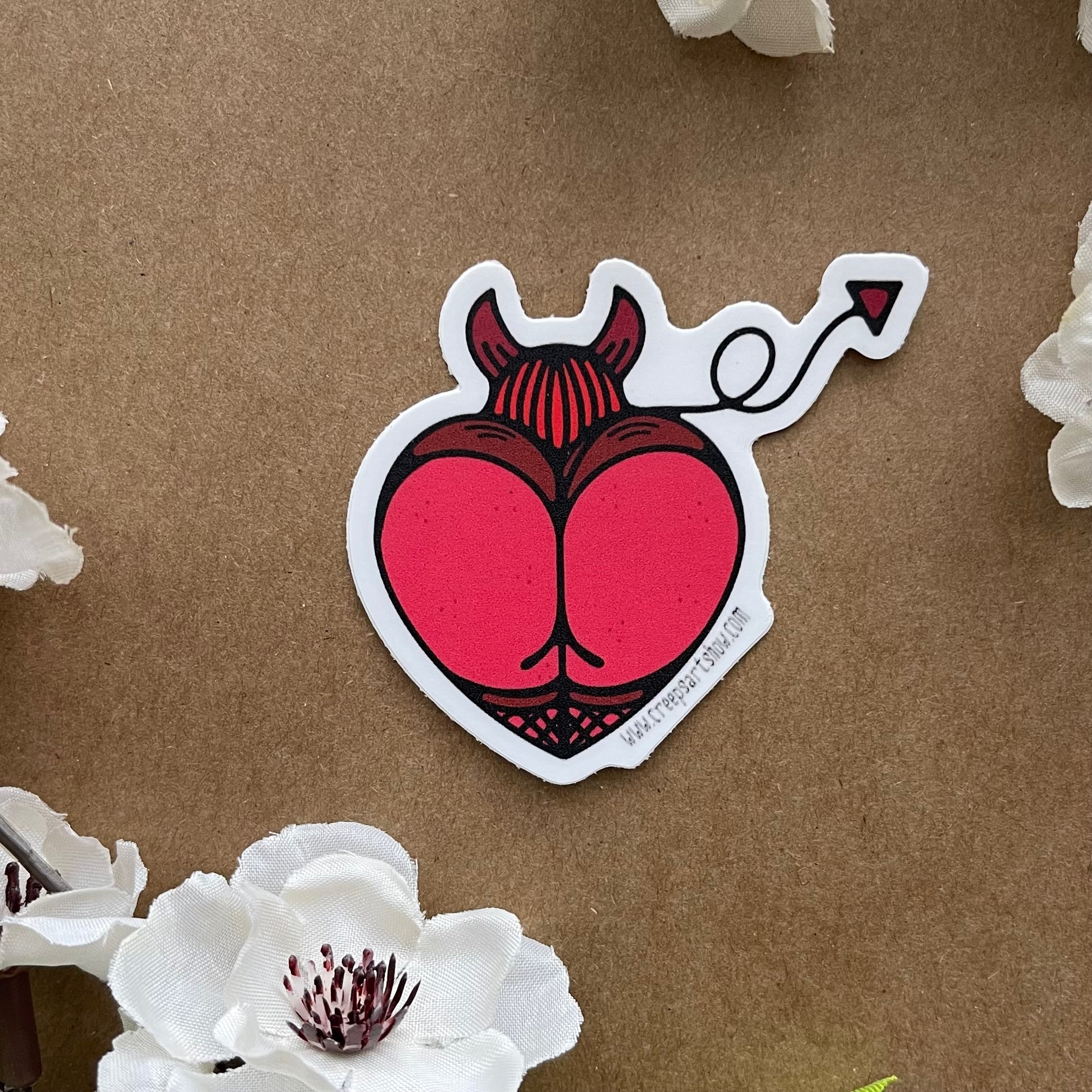 DEVIL BOOTY STICKER V.2
