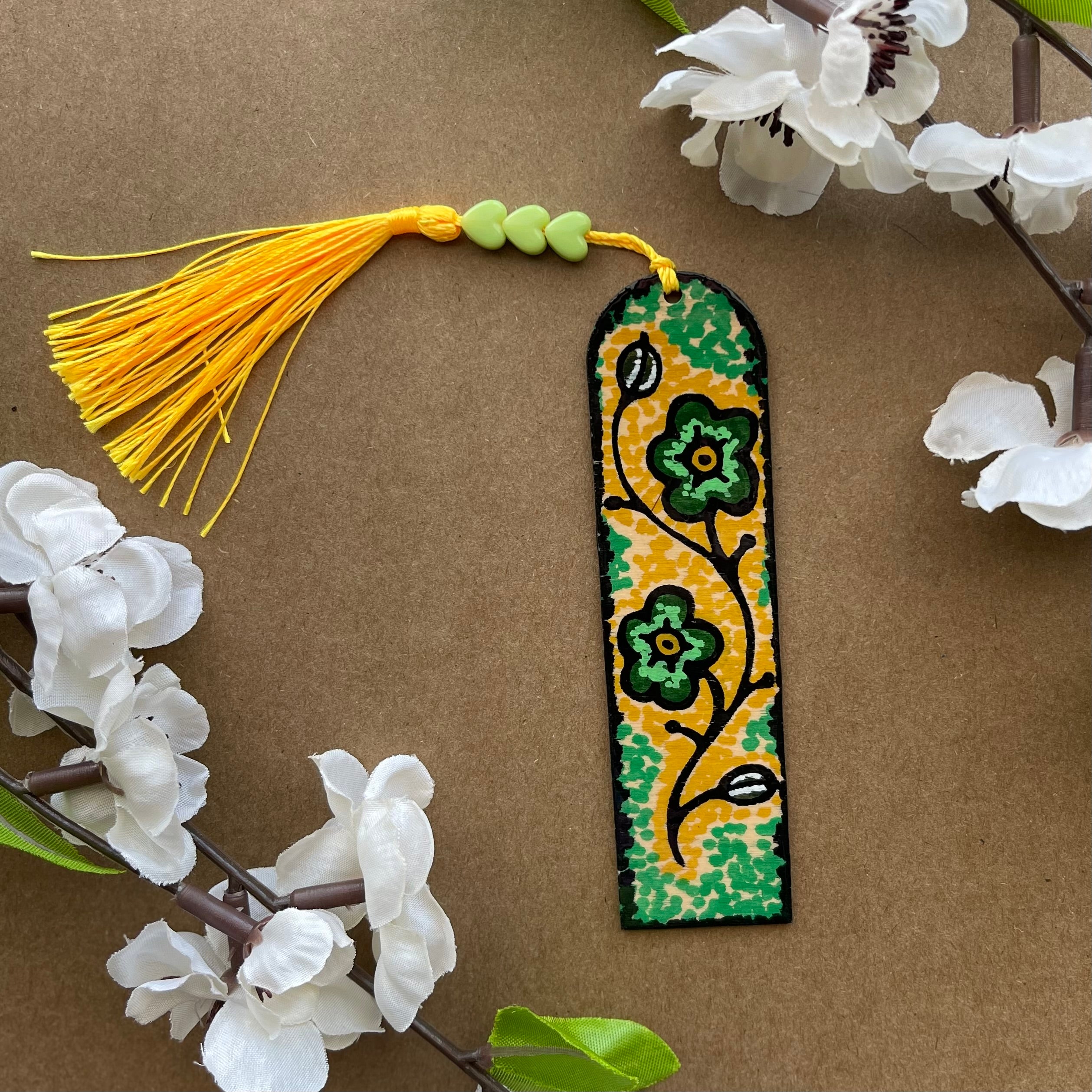 FLORAL BOOKMARKS