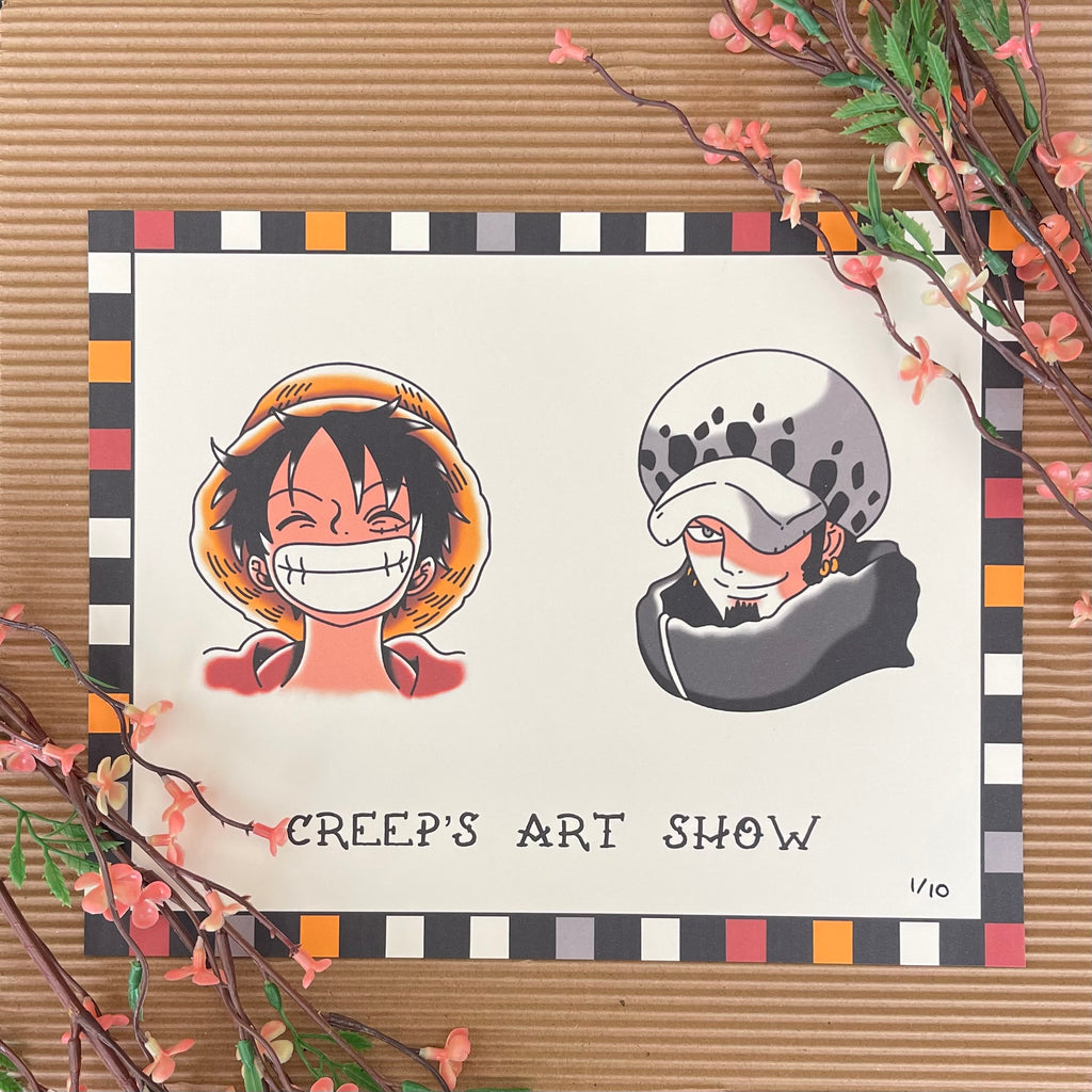 ONE PIECE print set