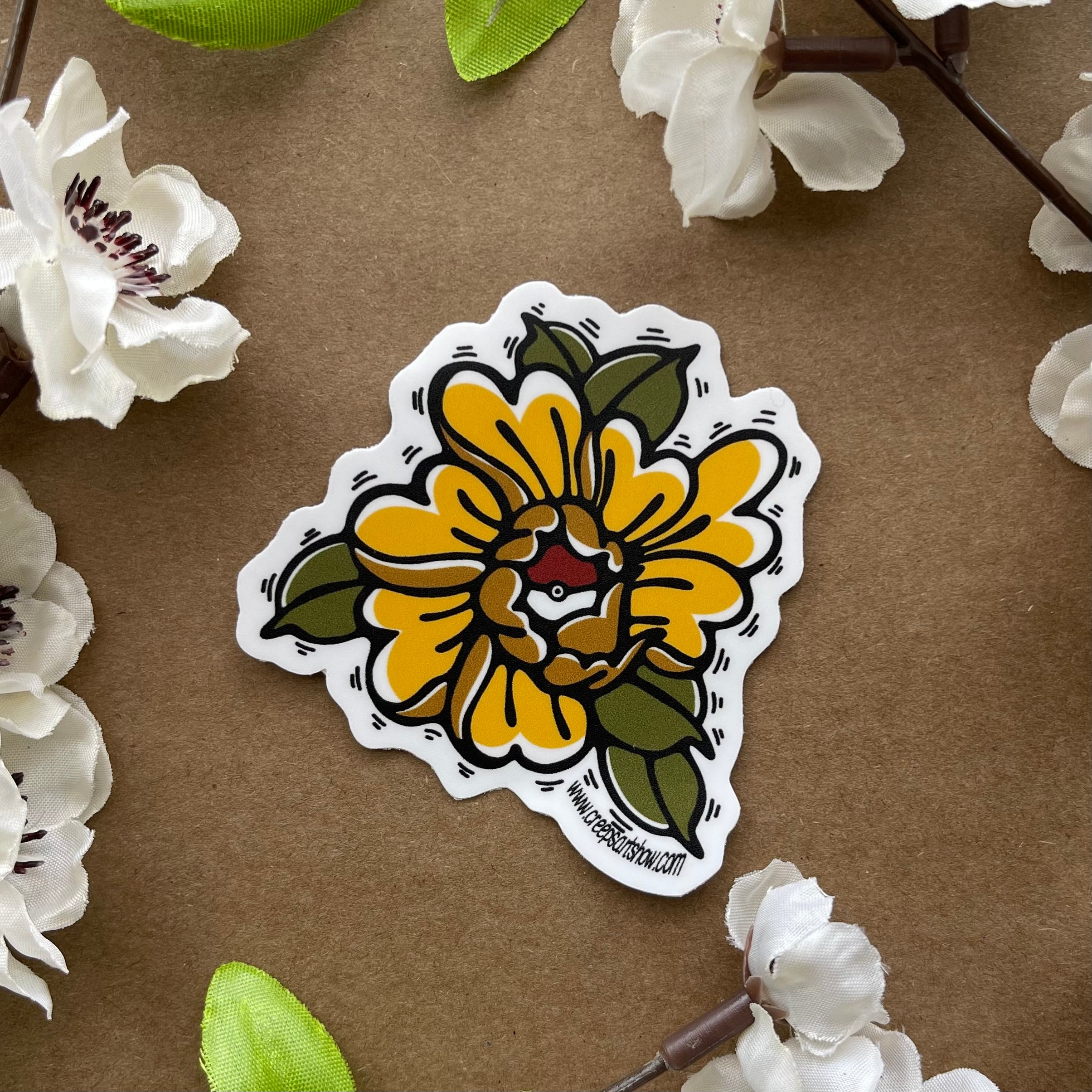 P O K E FLOWER STICKER