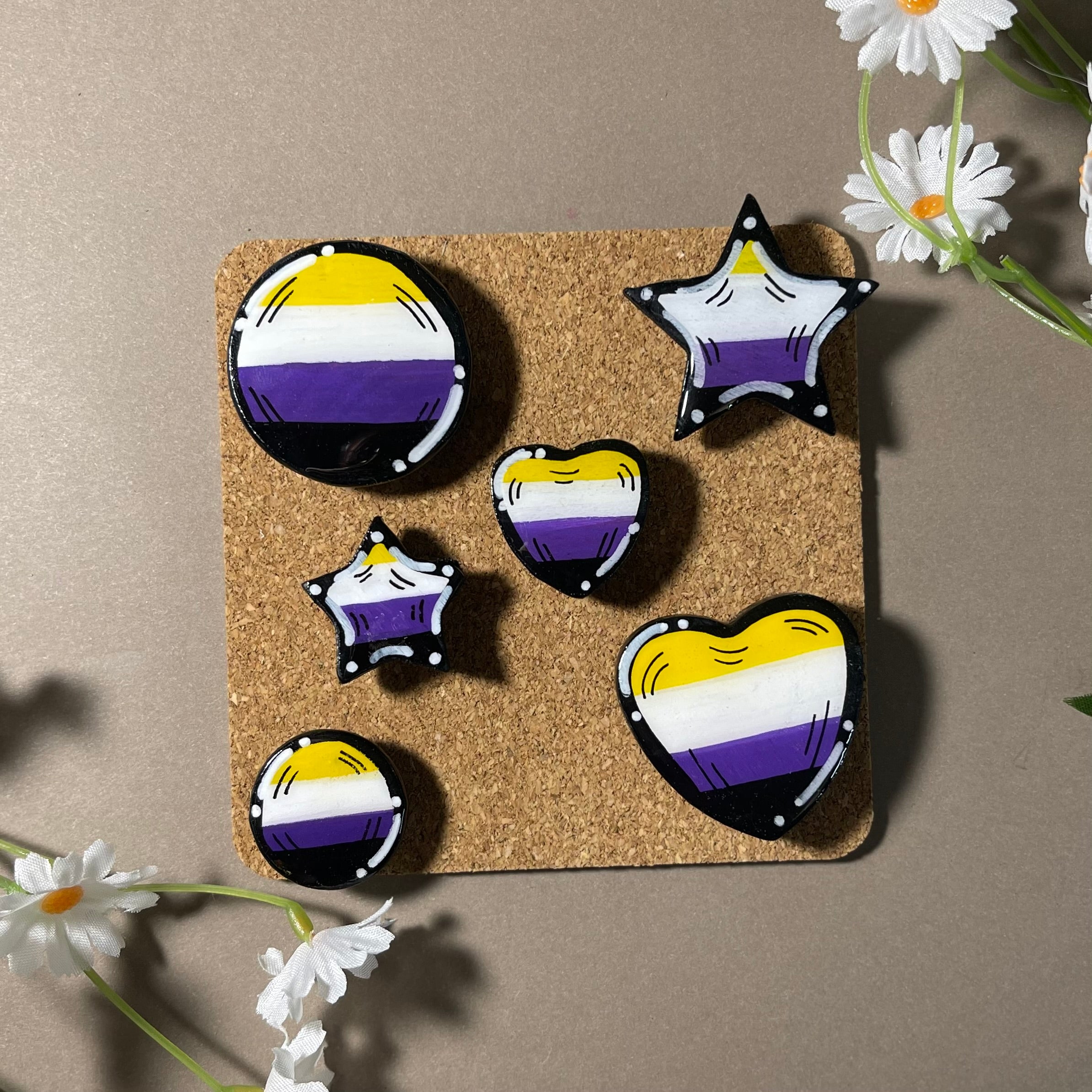 NON-BINARY PRIDE PIN