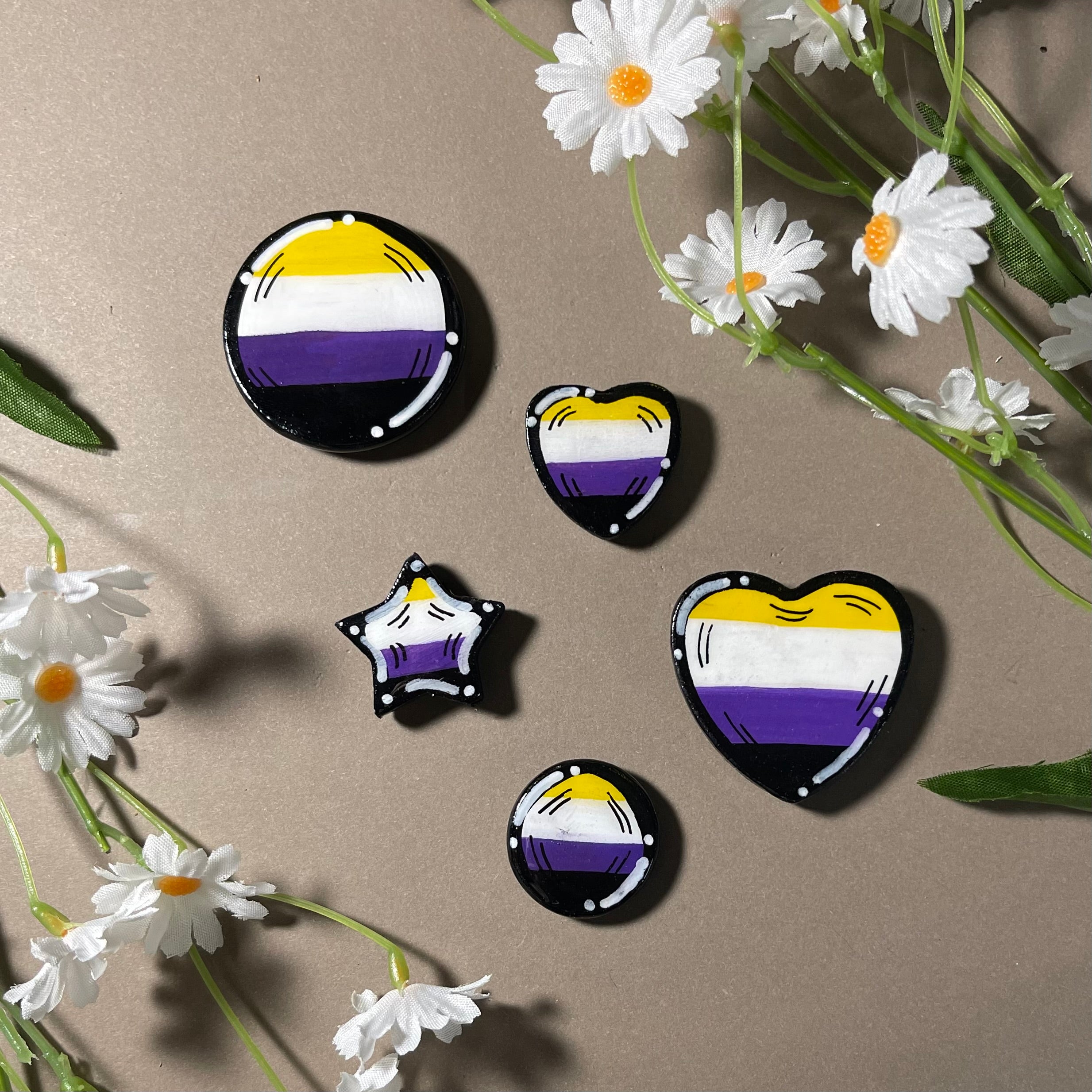 NON-BINARY PRIDE MAGNET