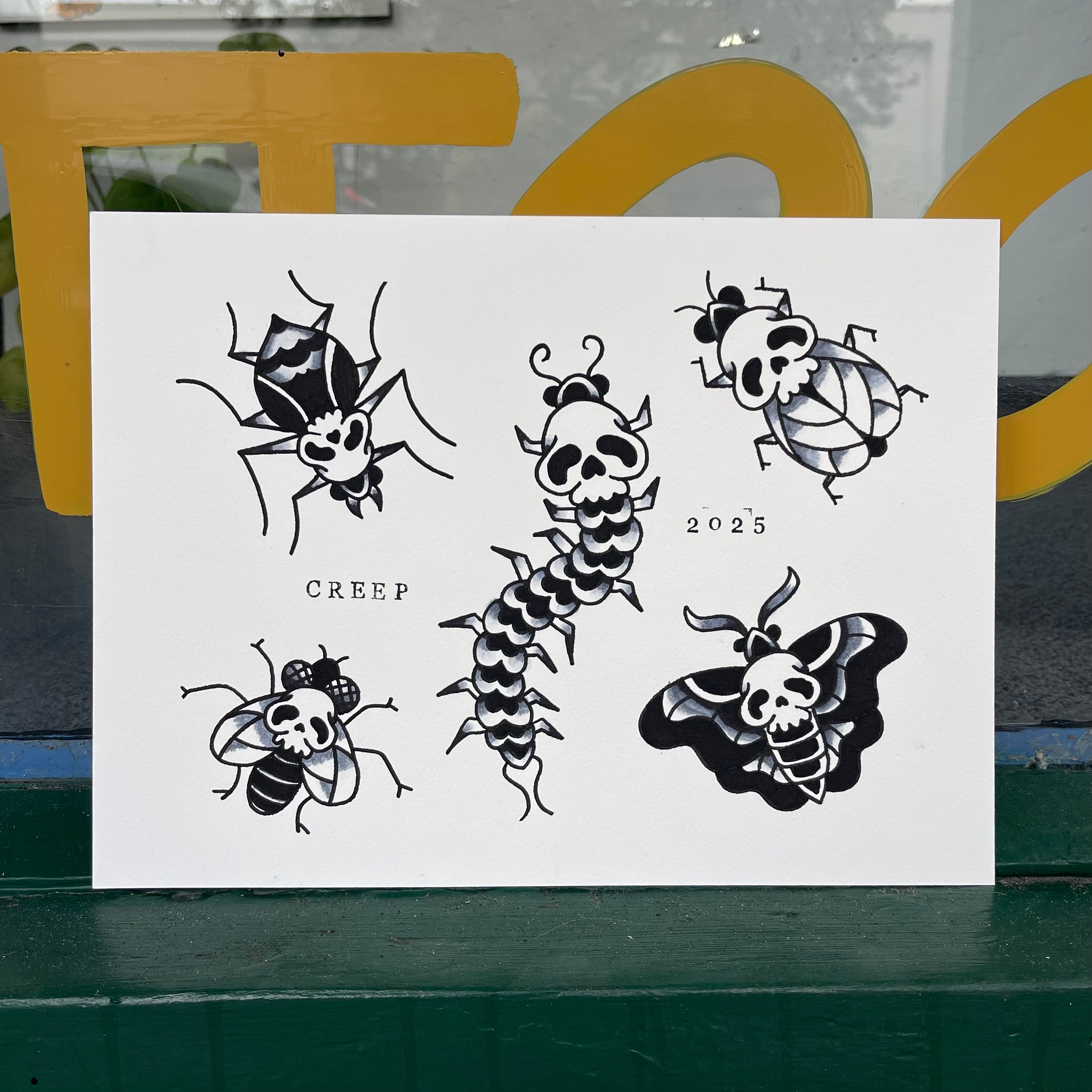 SKULL BUG FLASH SHEETS