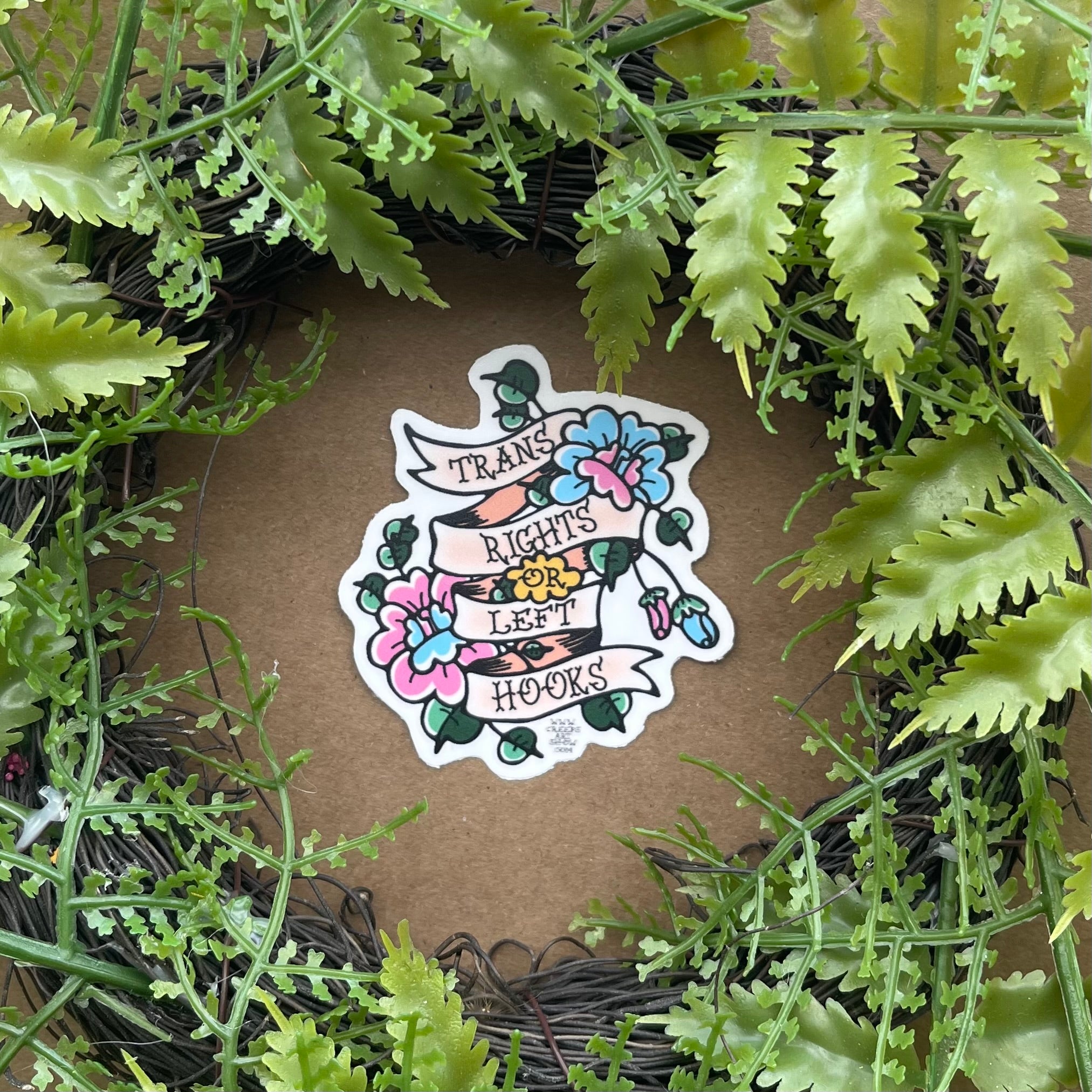 TRANS RIGHTS sticker