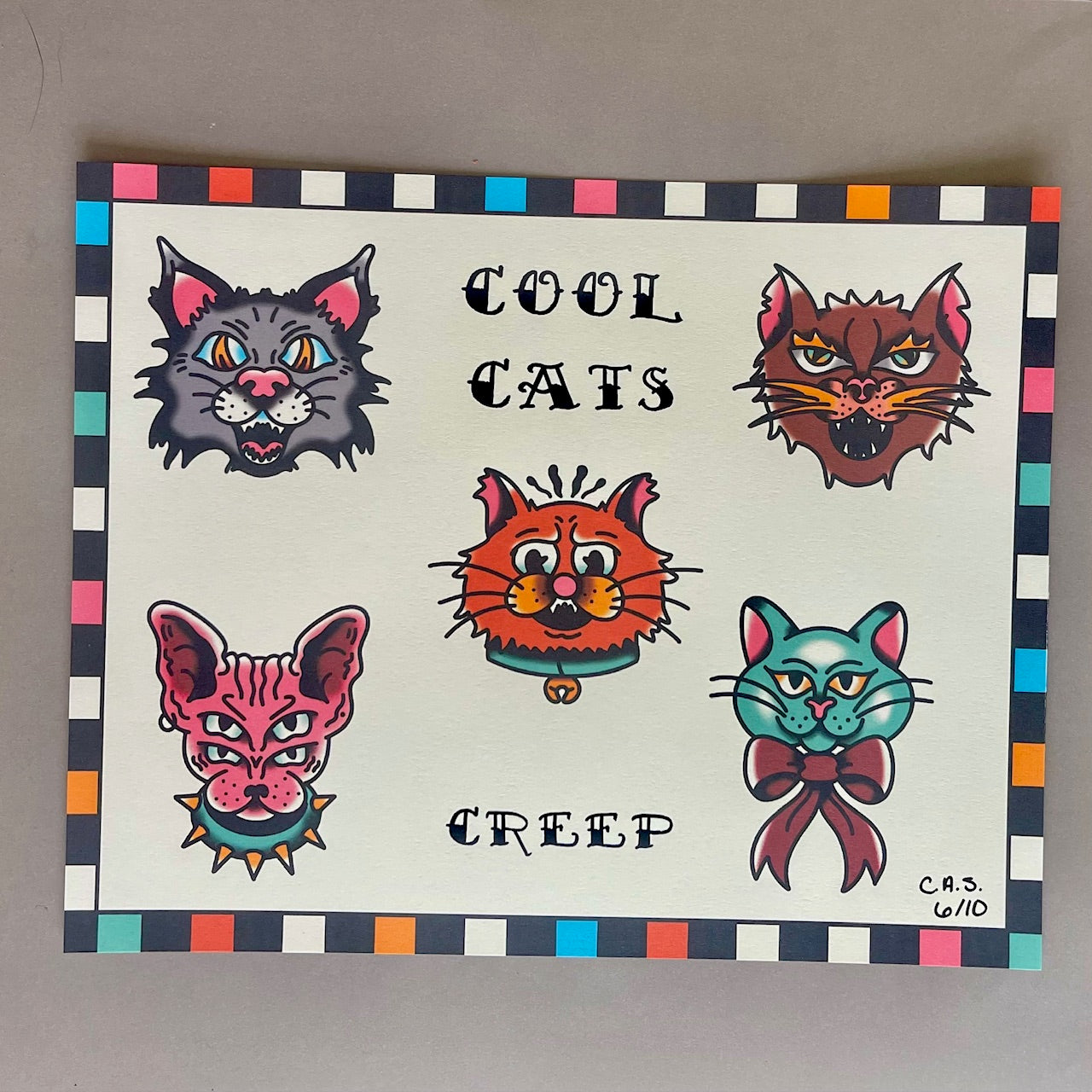 COOL CATS print