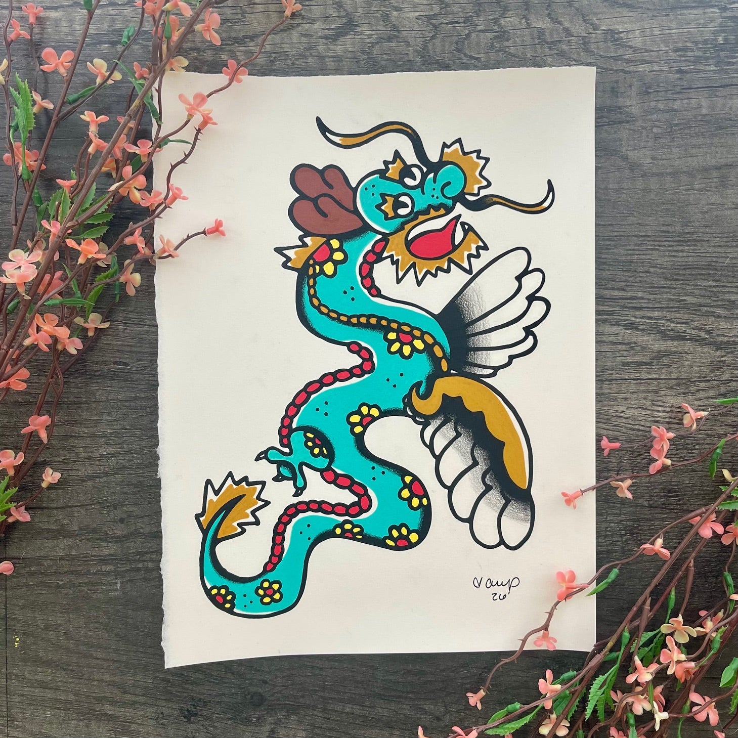 DRAGON WHO IS LATE TO WORK